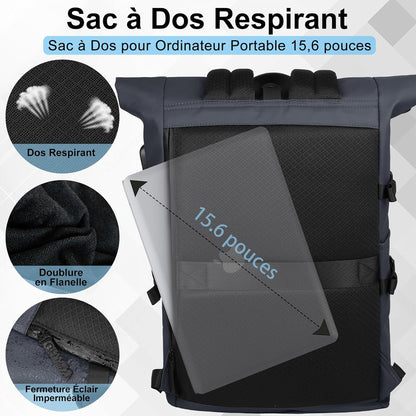 Sac à Dos Anti-Vol avec Port USB